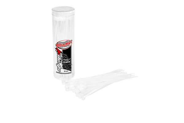 Team Corally - Cable Tie Raps - Natural - 2.5x100mm - 50 Pcs