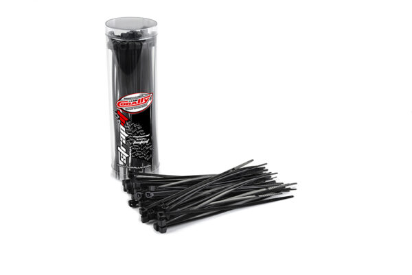 Team Corally - Cable Tie Raps - Black - 2.5x100mm - 50 Pcs