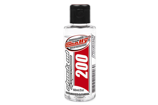 Team Corally - Shock Oil - Ultra Pure silicone - 200 CPS - 60ml / 2oz