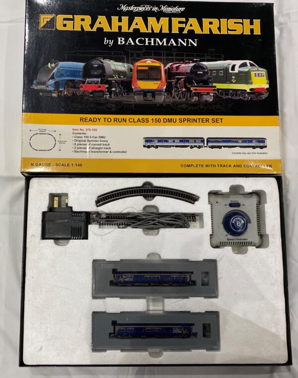 Graham Farish 370-105PO British Rail Class 150/1 Sprinter '150148'  Pre-owned - Image 2