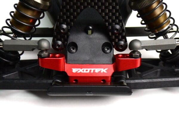 RB6 Front Bulkhead - Black - Image 4
