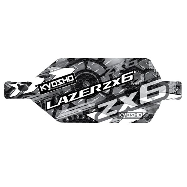 RCS Chassis Skin - 2 sheets (Kyosho Lazer ZX6 - FM Version)