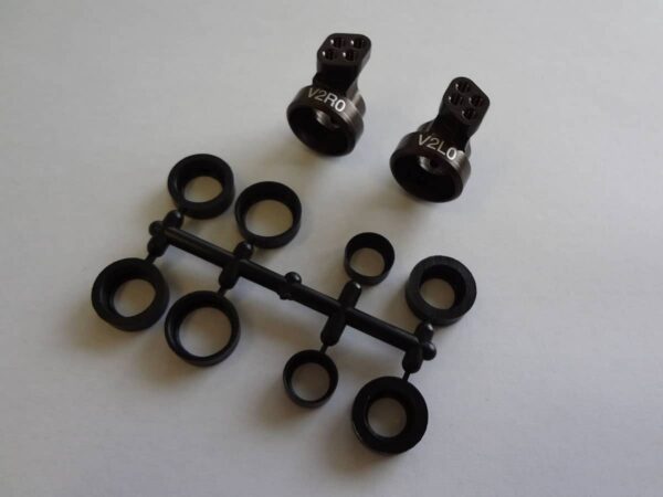 REAR HUB CARRIER V2 RB5/RB6/RT/SC (0) Aluminium - Gun Metal