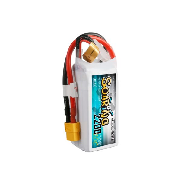 Gens Ace G4S2200-20X6 Li-Po 4S 14.8V MINI 2200mAh 20C Soaring with XT60 - Image 2