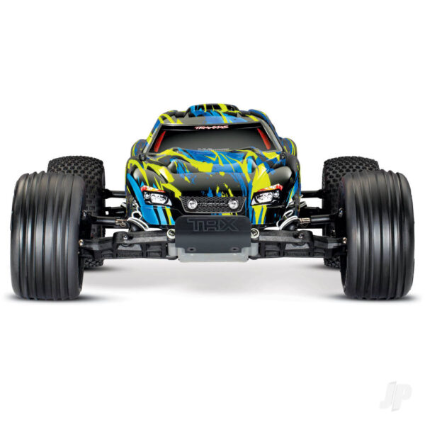 Traxxas TRX37076-4-YLW Rustler VXL 1:10 2WD TSM RTR Brushless - Yellow - Image 5