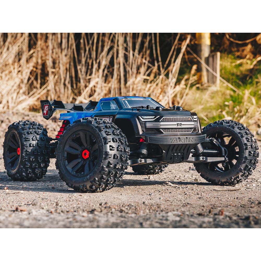 ARRMA ARA4408V2T2 1/10 KRATON 4X4 4S V2 BLX Speed Monster Truck RTR - Blue - Image 19