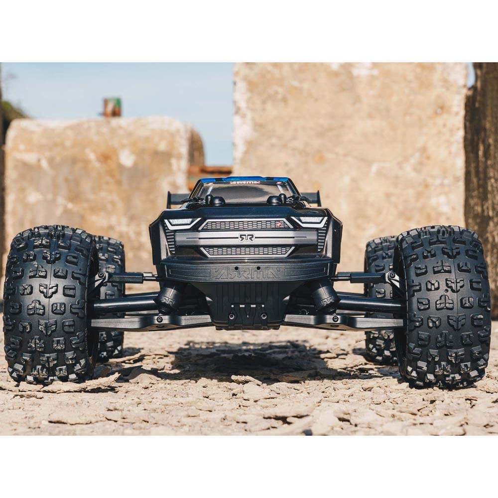 ARRMA ARA4408V2T2 1/10 KRATON 4X4 4S V2 BLX Speed Monster Truck RTR - Blue - Image 18