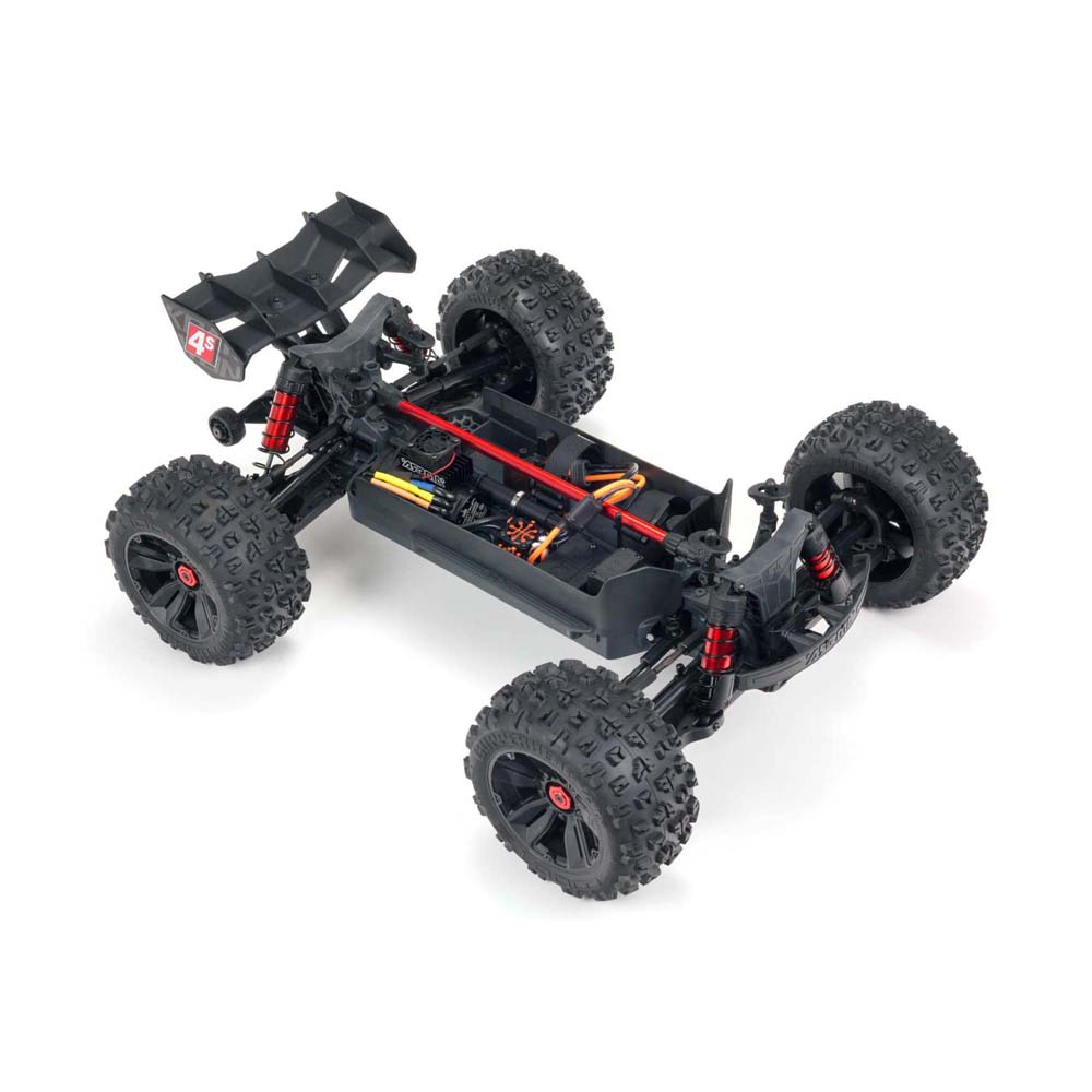 ARRMA ARA4408V2T2 1/10 KRATON 4X4 4S V2 BLX Speed Monster Truck RTR - Blue - Image 4