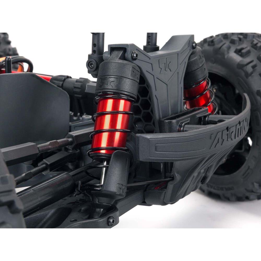 ARRMA ARA4408V2T2 1/10 KRATON 4X4 4S V2 BLX Speed Monster Truck RTR - Blue - Image 8