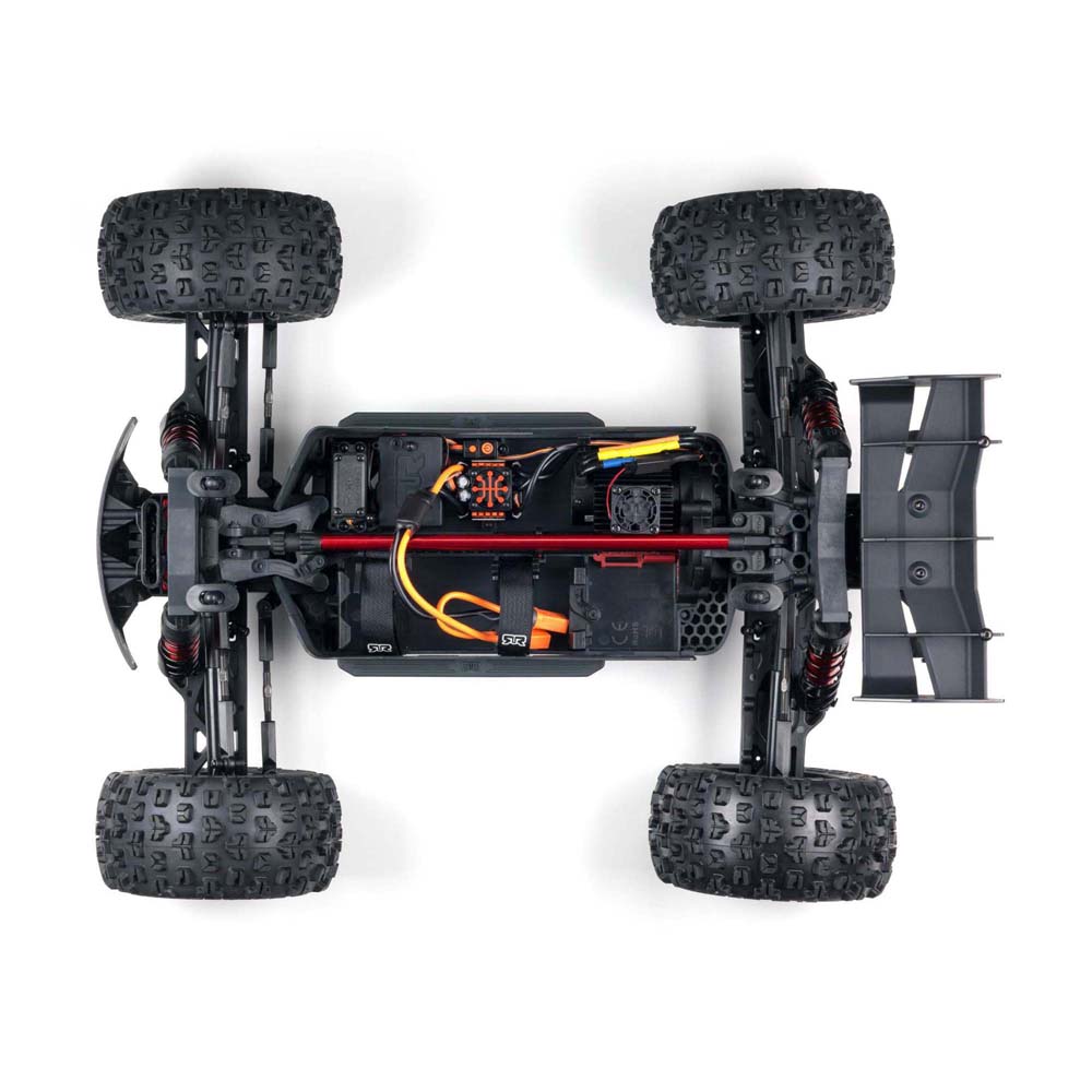 ARRMA ARA4408V2T2 1/10 KRATON 4X4 4S V2 BLX Speed Monster Truck RTR - Blue - Image 3