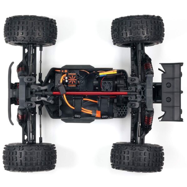 ARRMA ARA4410V2T2  1/10 Outcast 4X4 4S V2 BLX Stunt Truck RTR - Blue - Image 3