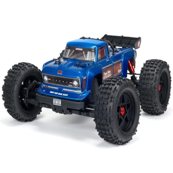 ARRMA ARA4410V2T2  1/10 Outcast 4X4 4S V2 BLX Stunt Truck RTR - Blue