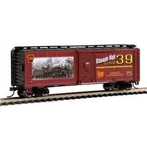 thumbnail image 2 of Bachmann 19708 HO Scale 40' Animated Stock Car - Ready To Run - Silver... 2 of 13