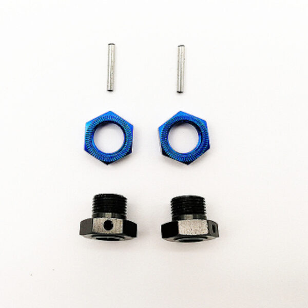 thumbnail image 2 of RC Car Wheel Hex Adapters – 14mm To 17mm – Carbon Fiber PETG – 4 Pieces 2 of 5