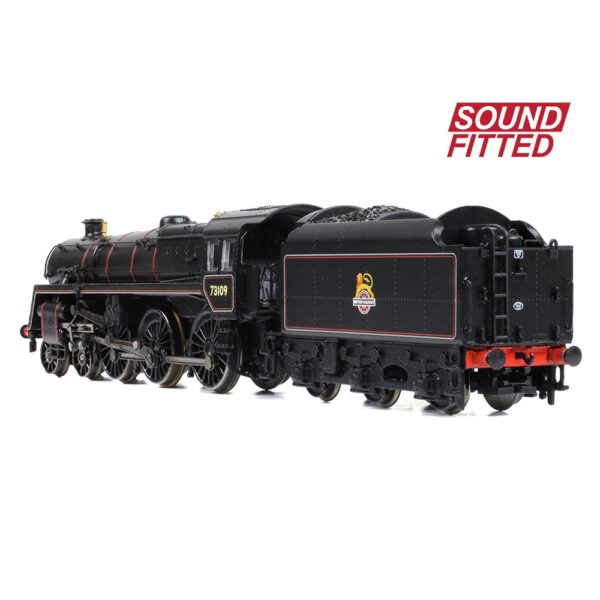 Graham Farish 372-727ASF BR Standard 5MT with BR1B Tender 73109 BR Lined Black (Early Emblem) N Gauge - Image 2