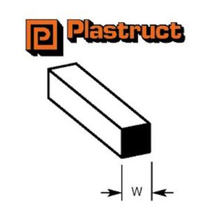 Plastruct 90730 MS-30P Square Rod 0.8mm