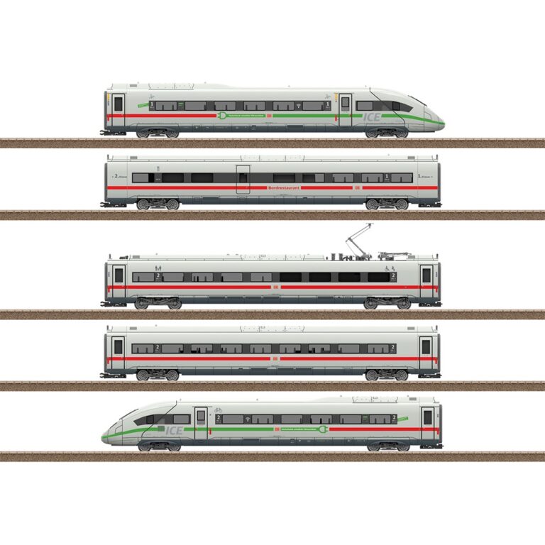KATO/Lemke K10-008A voie N 4 pièces. Kit de démarrage ICE 4 de DB AG avec transformateur et rails KATO/Lemke K10-008A voie N 4 pièces. Kit de démarrage ICE 4 de DB AG avec transformateur et rails