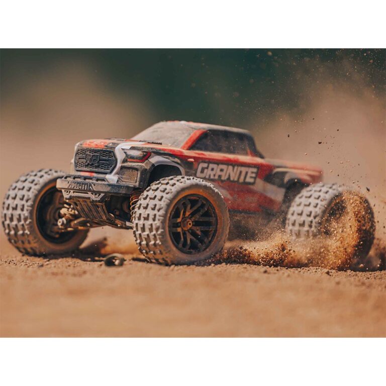 ARRMA ARA2102T2 Granite GROM 4wd MT 1/18 RTR Mega Red - Inside Line Models