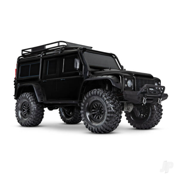 Traxxas TRX82056-4-BLK Black TRX-4 Land Rover Defender 1-10 4X4 Electric Trail Crawler