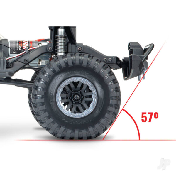 Traxxas TRX82056-4-BLK Black TRX-4 Land Rover Defender 1-10 4X4 Electric Trail Crawler - Image 16
