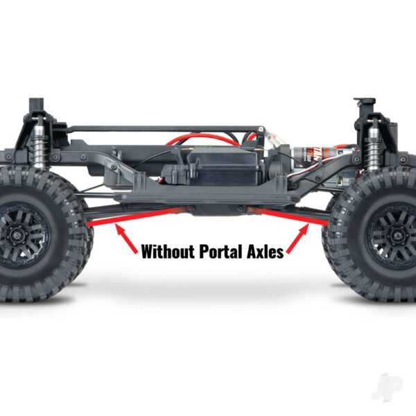 Traxxas TRX82056-4-BLK Black TRX-4 Land Rover Defender 1-10 4X4 Electric Trail Crawler - Image 17