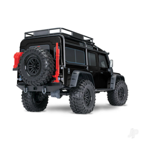 Traxxas TRX82056-4-BLK Black TRX-4 Land Rover Defender 1-10 4X4 Electric Trail Crawler - Image 2