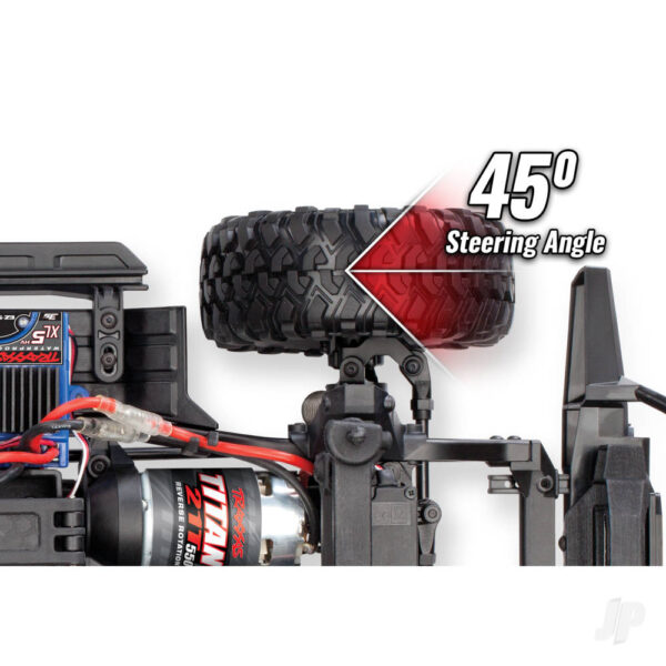 Traxxas TRX82056-4-BLK Black TRX-4 Land Rover Defender 1-10 4X4 Electric Trail Crawler - Image 21
