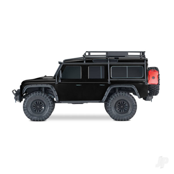 Traxxas TRX82056-4-BLK Black TRX-4 Land Rover Defender 1-10 4X4 Electric Trail Crawler - Image 3