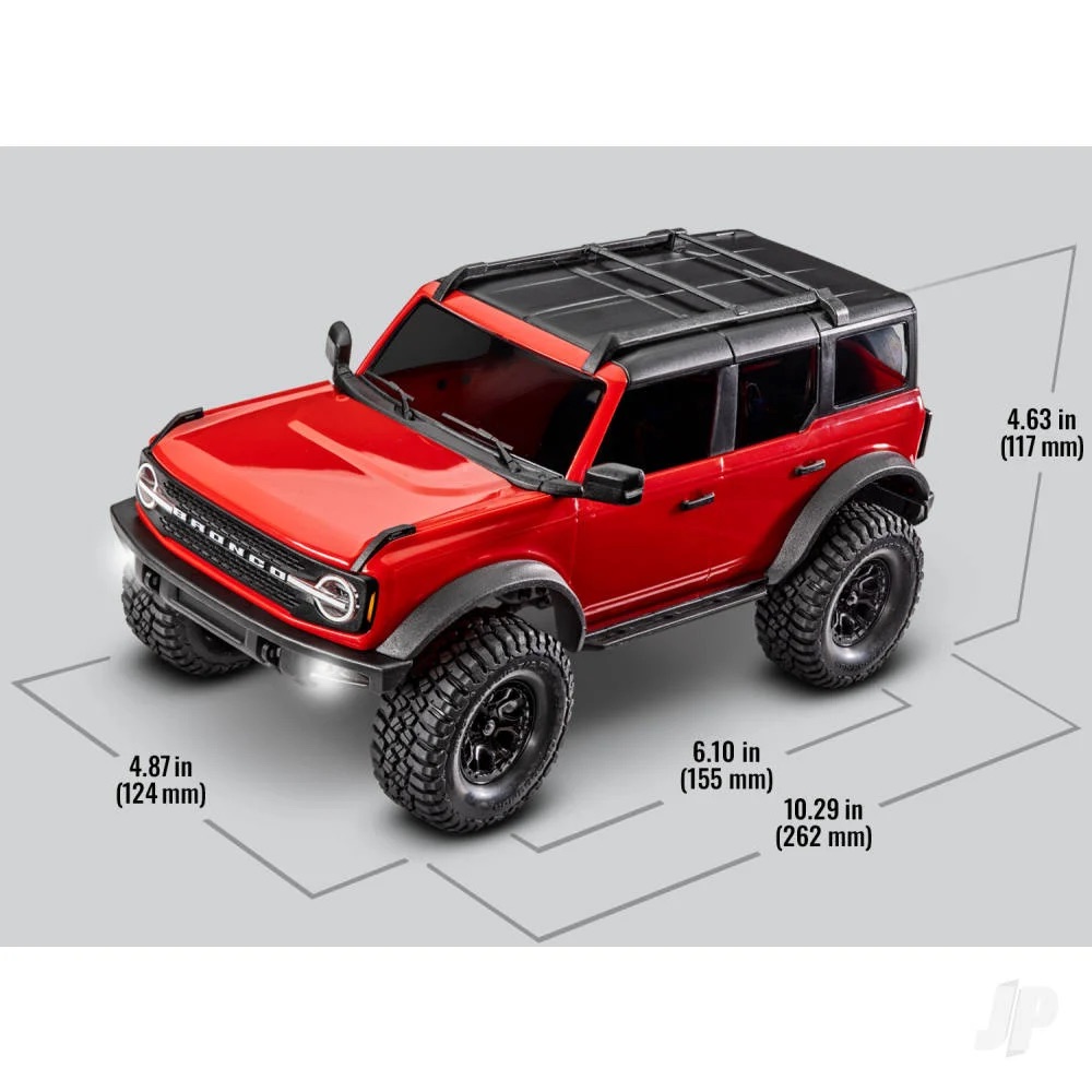 Traxxas TRX97074-1-ORNG TRX-4M TRX-4M Ford Bronco 1/18 RTR 4x4 Trail Truck - Orange - Image 7