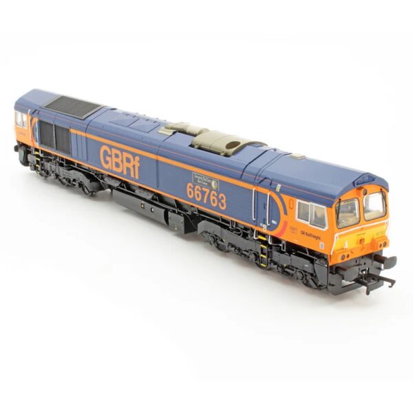 Accurascale ACC2651-DCC Class 66 - GBRF Blue/Orange - 66763 - DCC Sound Fitted - Image 3