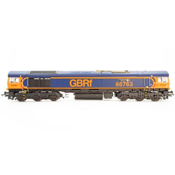 Accurascale ACC2651-DCC Class 66 - GBRF Blue/Orange - 66763 - DCC Sound Fitted - Image 2
