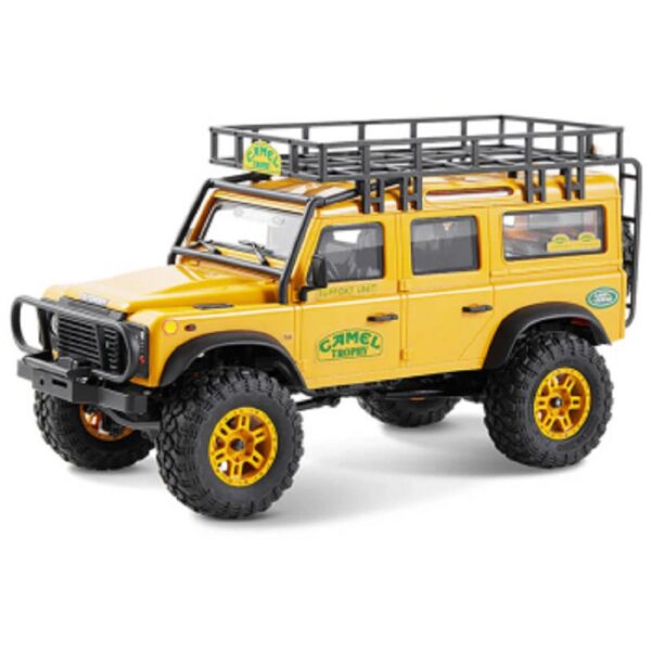 FMS 12482RTRYL 1/24TH LAND ROVER DEFENDER D110 RTR YELLOW