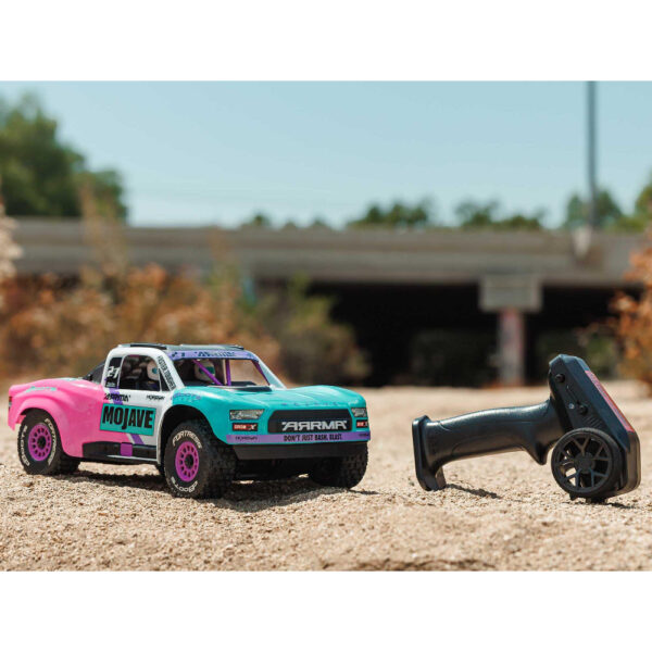 Arrma ARA2304ST1  1/18 MOJAVE GROM 223S BLX 4X4 DT with Batt/Charger Teal - Image 11