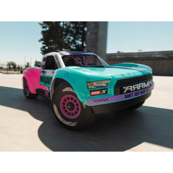 Arrma ARA2304ST1  1/18 MOJAVE GROM 223S BLX 4X4 DT with Batt/Charger Teal - Image 14