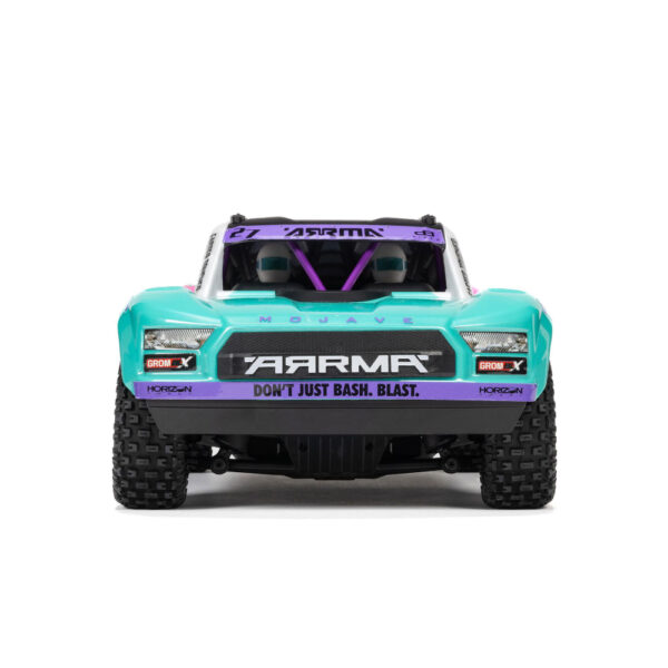 Arrma ARA2304ST1  1/18 MOJAVE GROM 223S BLX 4X4 DT with Batt/Charger Teal - Image 4