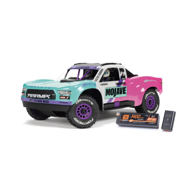 Arrma ARA2304ST1  1/18 MOJAVE GROM 223S BLX 4X4 DT with Batt/Charger Teal