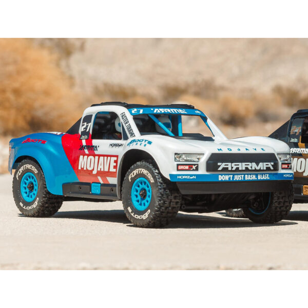 Arrma ARA2304ST2 1/18 MOJAVE GROM 223S BLX 4X4 DT with Batt/Charger White - Image 8