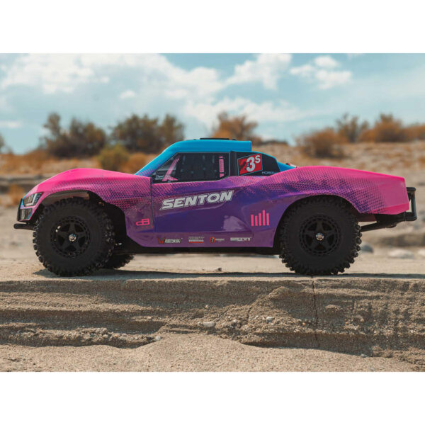 Arrma ARA4303V4T3 1/10 SENTON 223S BLX 4X4 SCT RTR with DSC Blue/Purple - Image 18