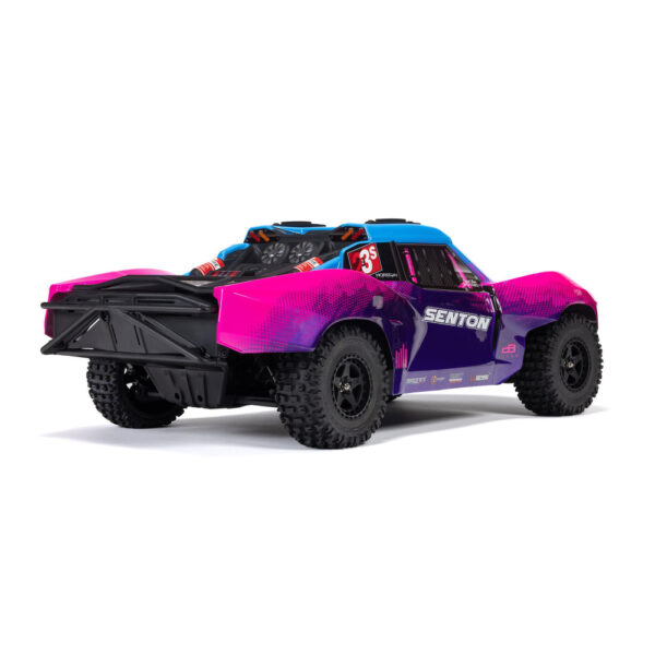 Arrma ARA4303V4T3 1/10 SENTON 223S BLX 4X4 SCT RTR with DSC Blue/Purple - Image 3