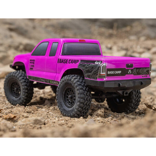 Axial AXI-1219T3 1/24 SCX24 Base Camp 4WD Rock Crawler RTR Pink - Image 18