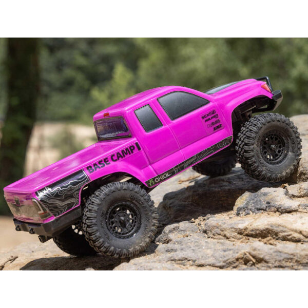 Axial AXI-1219T3 1/24 SCX24 Base Camp 4WD Rock Crawler RTR Pink - Image 19