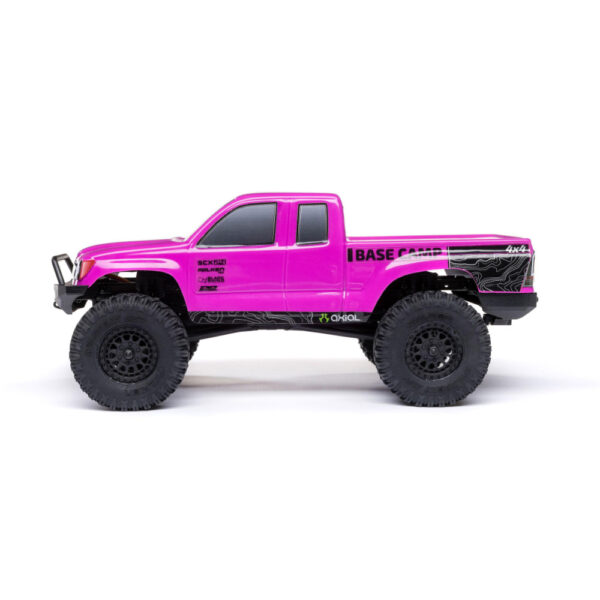 Axial AXI-1219T3 1/24 SCX24 Base Camp 4WD Rock Crawler RTR Pink - Image 5