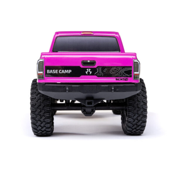 Axial AXI-1219T3 1/24 SCX24 Base Camp 4WD Rock Crawler RTR Pink - Image 6