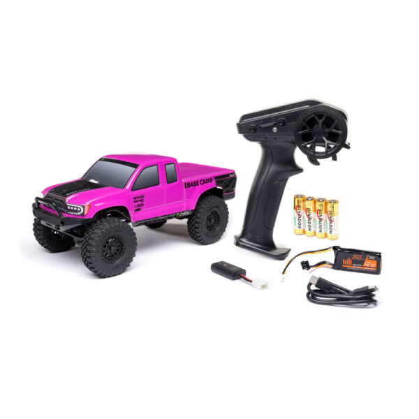 Axial AXI-1219T3 1/24 SCX24 Base Camp 4WD Rock Crawler RTR Pink - Image 7