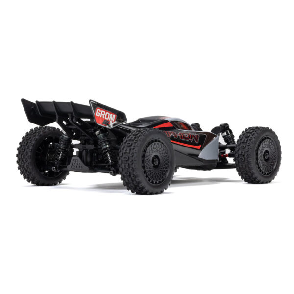 Arrma ARA2306T1 1/18 TYPHON GROM 223S BLX 4X4 Buggy (No Batt/Charg) Silver - Image 3