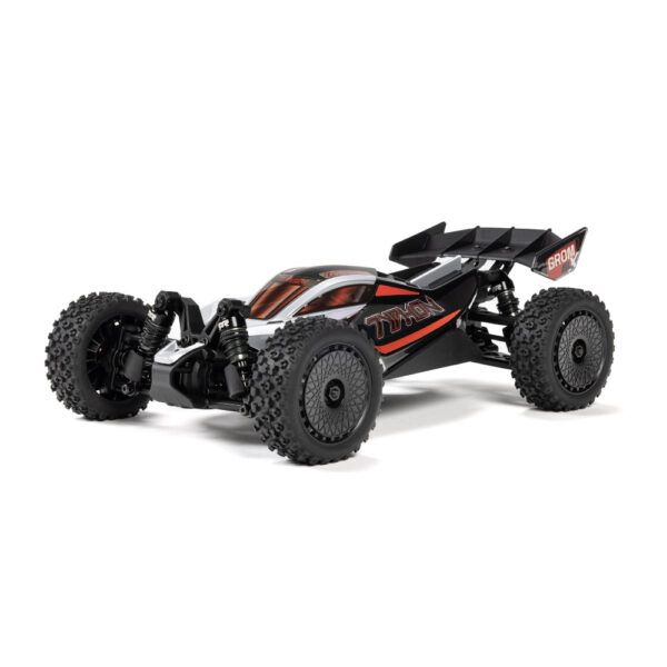 Arrma ARA2306T1 1/18 TYPHON GROM 223S BLX 4X4 Buggy (No Batt/Charg) Silver