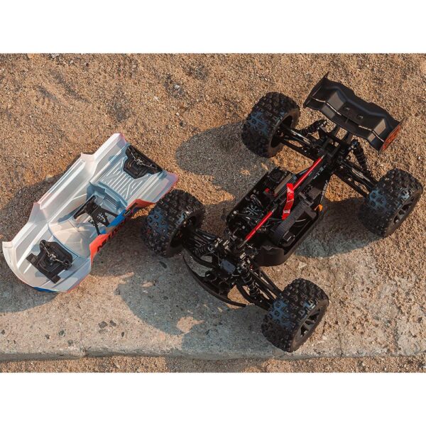 ARRMA ARA8608V6T1 1/8 KRATON 6S V6 4X4 BLX Speed Monster Truck RTR Orange - Image 11