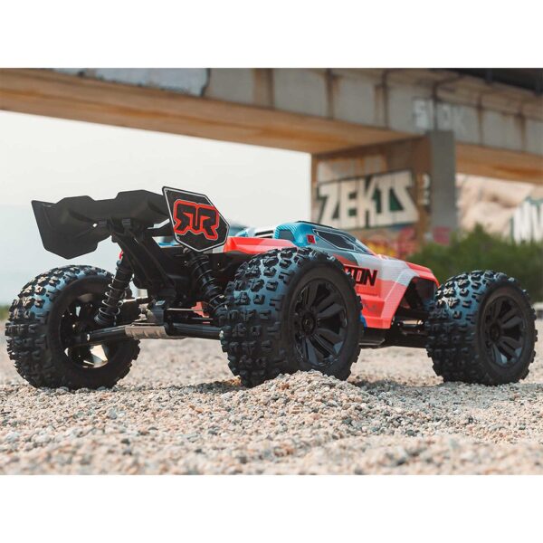 ARRMA ARA8608V6T1 1/8 KRATON 6S V6 4X4 BLX Speed Monster Truck RTR Orange - Image 8