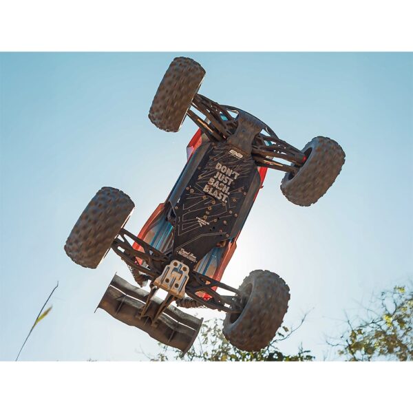 ARRMA ARA8608V6T1 1/8 KRATON 6S V6 4X4 BLX Speed Monster Truck RTR Orange - Image 5