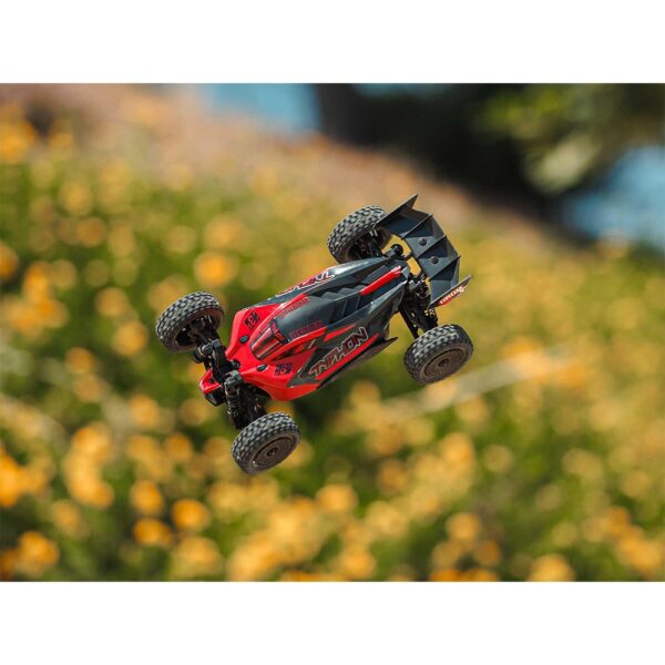 Arrma ARA2306ST1 1/18 TYPHON GROM 223S BLX 4X4 Buggy (with Batt/Charger) Red - Image 13